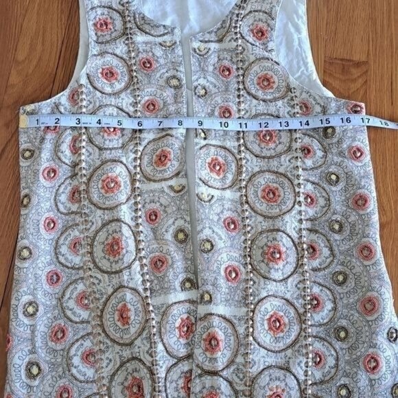 Soft Surroundings Alhambra Long Vest Beaded Geometric Pattern Festival Size  PSM - Picture 10 of 12